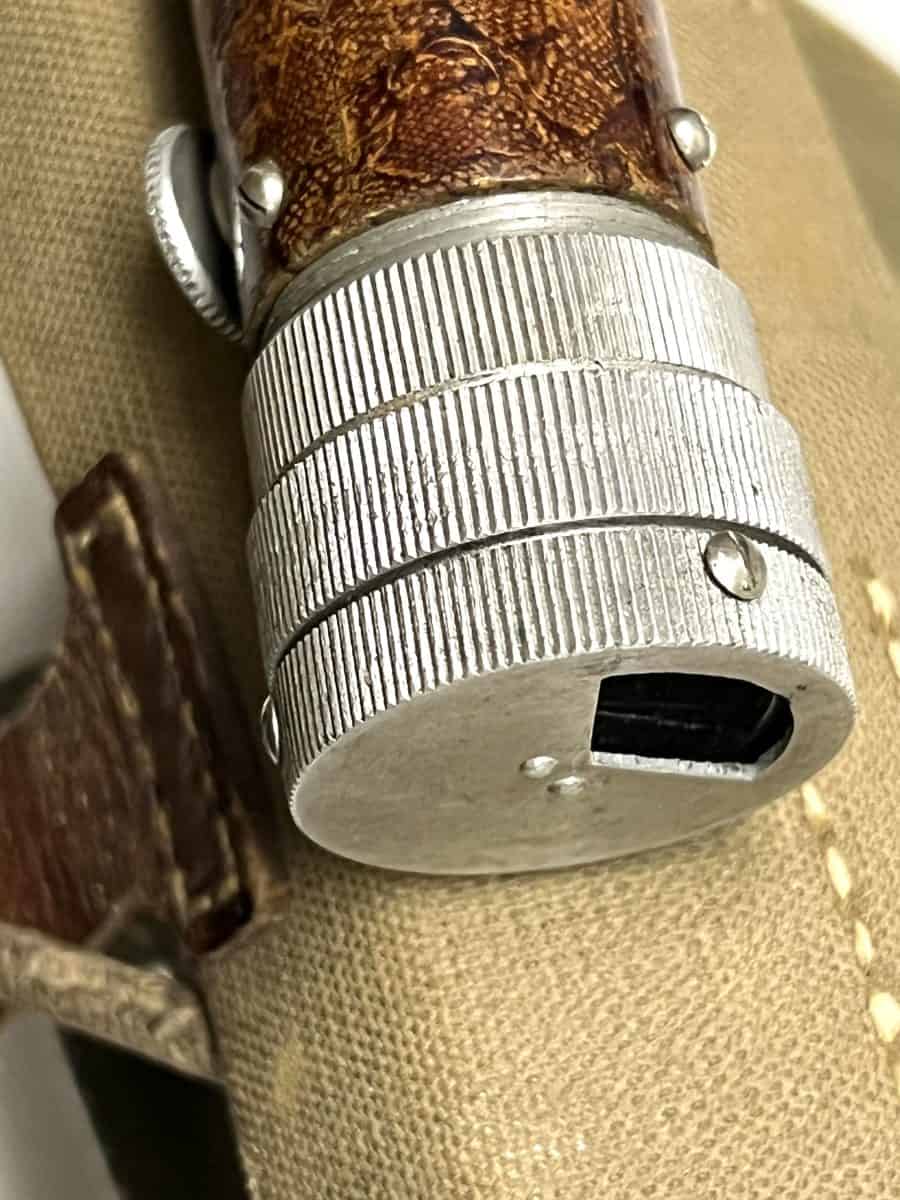 Japanese WW2 Hand Crack Field Flashlight with Canvas case & Strap ...