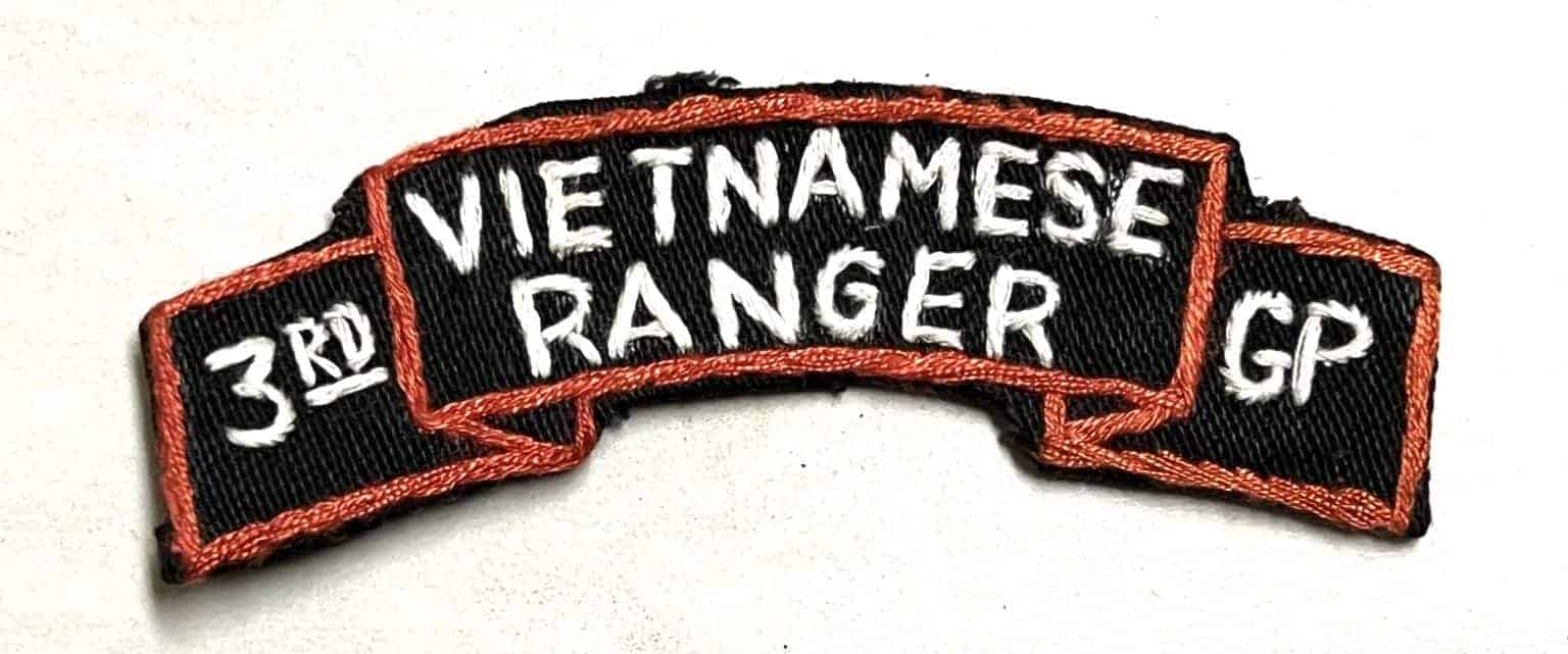 ARVN BDQ Ranger Scroll 3rd Group - Enemy Militaria