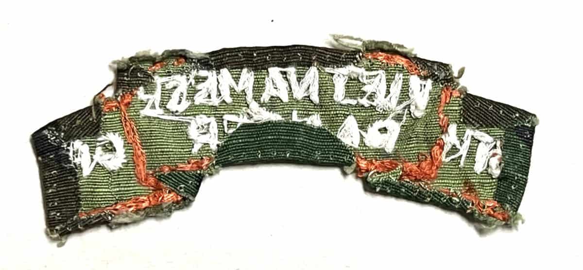Original Ranger Scroll RVN BDQ Ranger Scroll 5th Group - Enemy Militaria