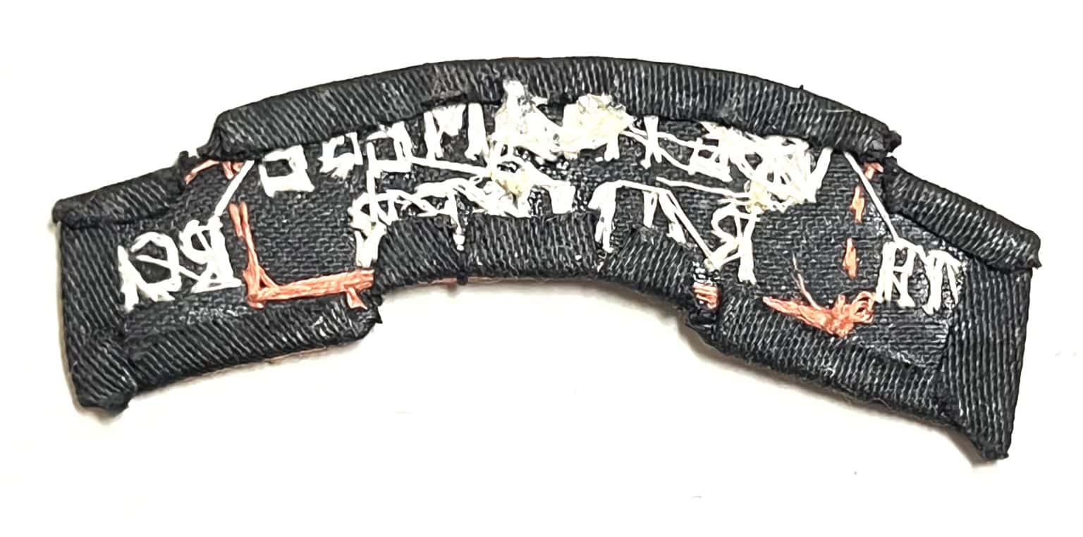 Original Ranger Scroll ARVN BDQ Ranger Scroll 4th Recon Bn - Enemy Militaria