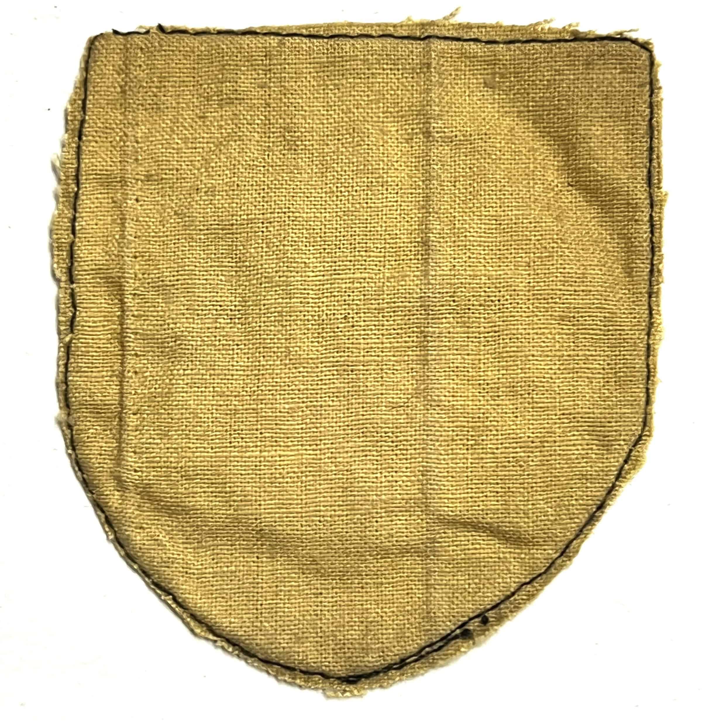 ARVN BDQ Ranger Patch Handmade on Khaki Twill - Enemy Militaria