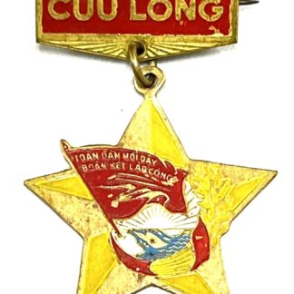 North Vietnamese Medal All the People Rebel and Unite in Solidarity