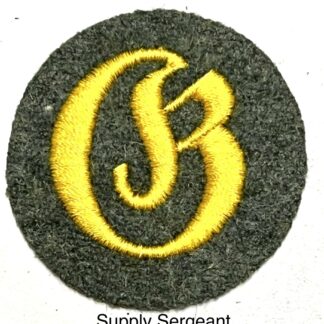 WW2 German Supply Sergeant Patch