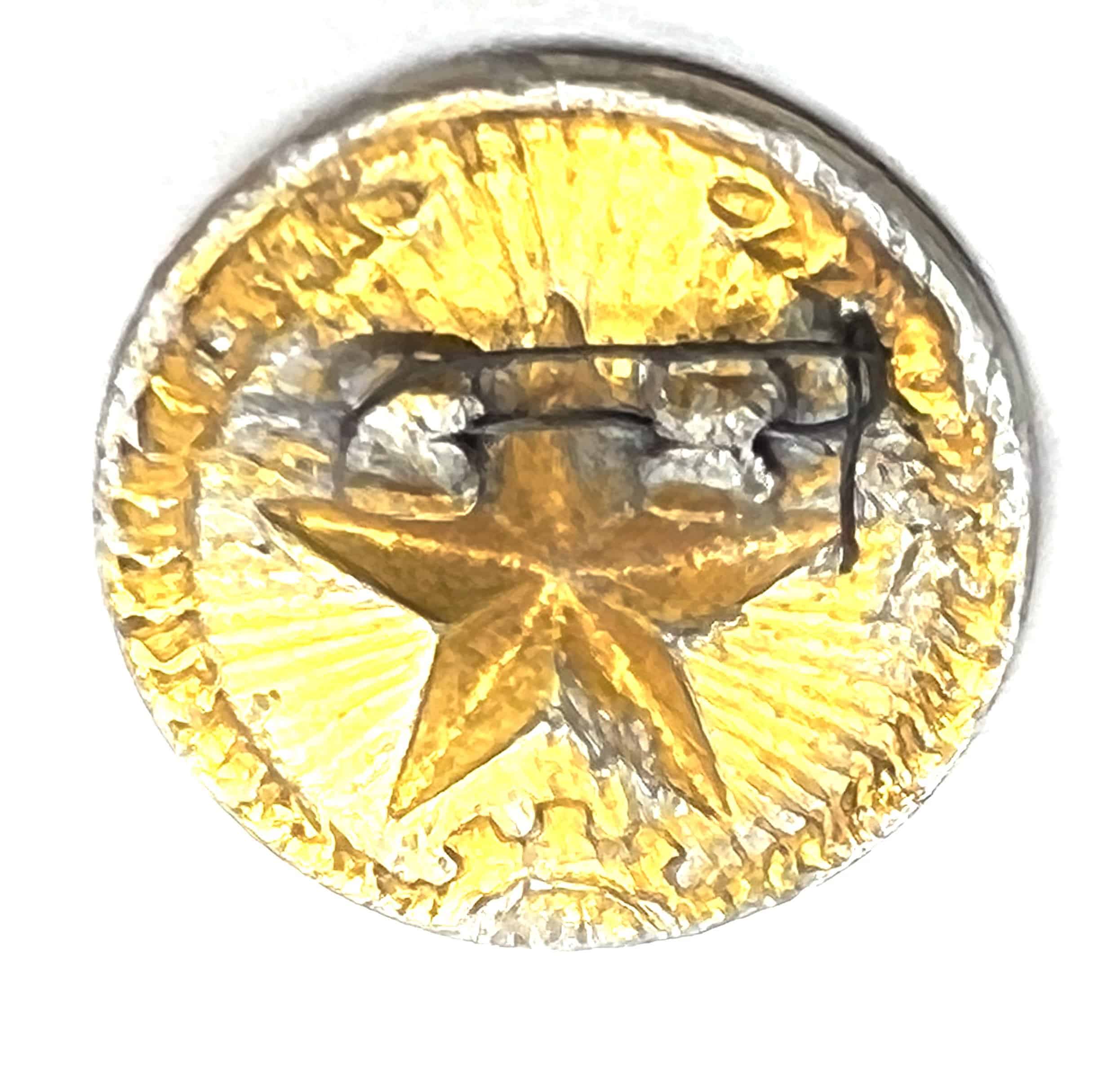 Ancien Permis De Pêche Pinback 1944 - Pennsylvanie - Insigne Vintage Guerre