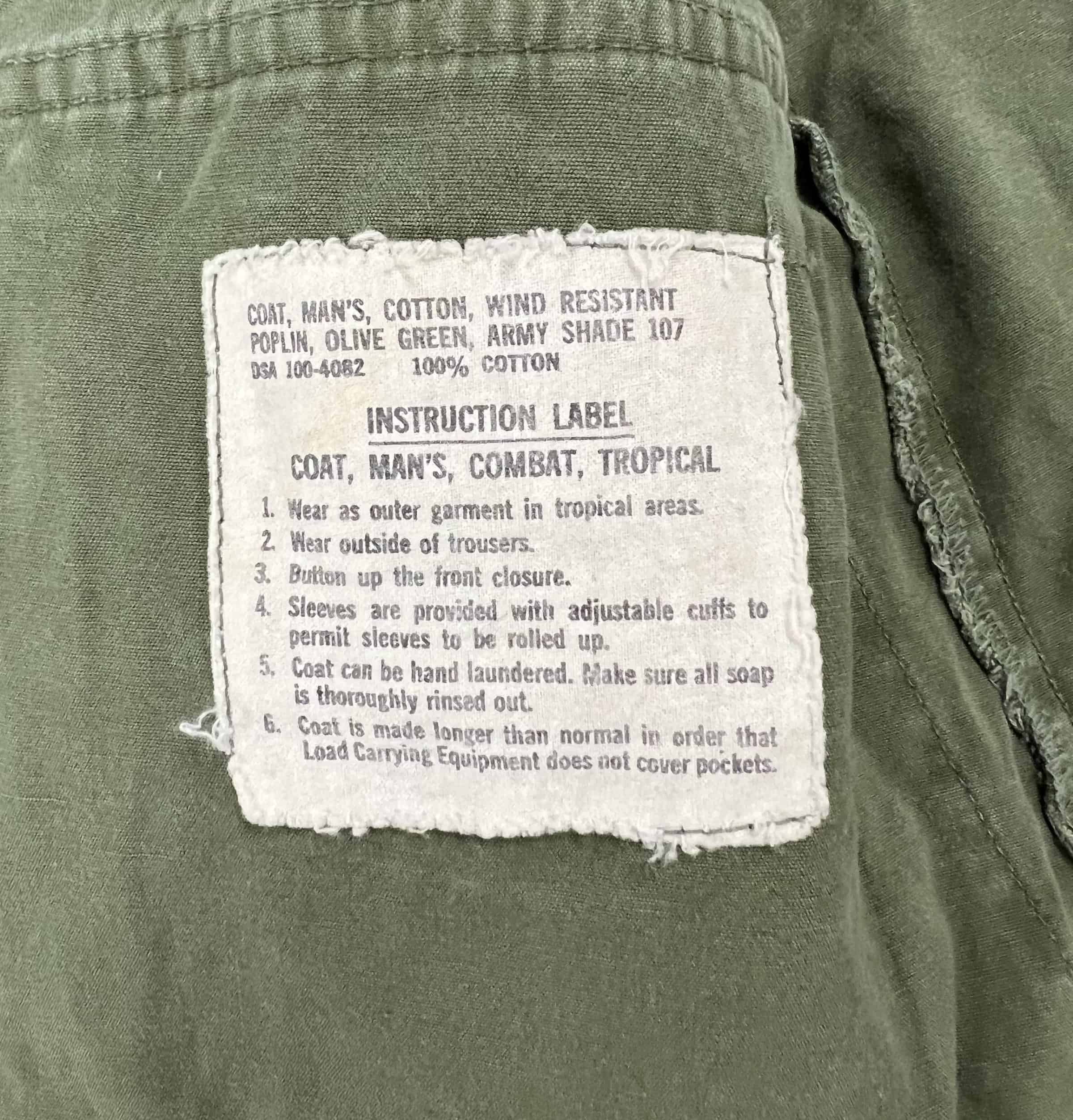Vietnam War US Poplin Jungle Jacket - Enemy Militaria