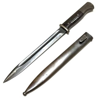 German WW2 K98k Bayonet 1940 by Jos. Corts & Son with Matching Scabbard