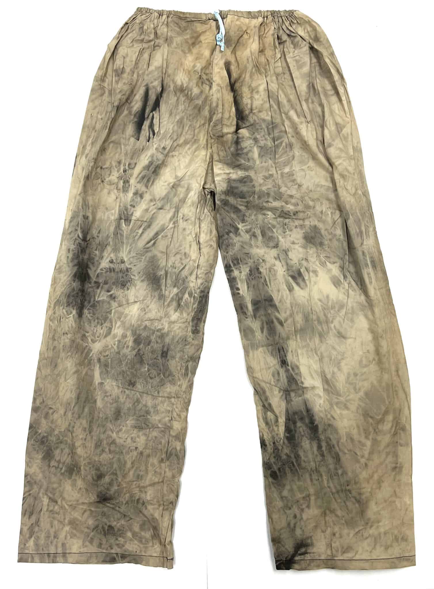 Viet Cong Khaki Pajama Pants Camouflaged with Reinforced Knees Enemy Militaria