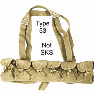 North Vietnamese Army Viet Cong Type 53 Chestbag Ammo Pouch 1964 Toggles