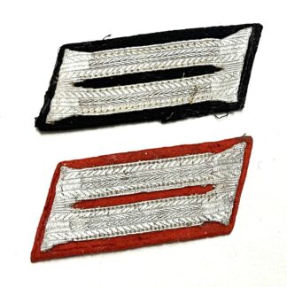 WW2 German Officer Collar Tab Lot of 2