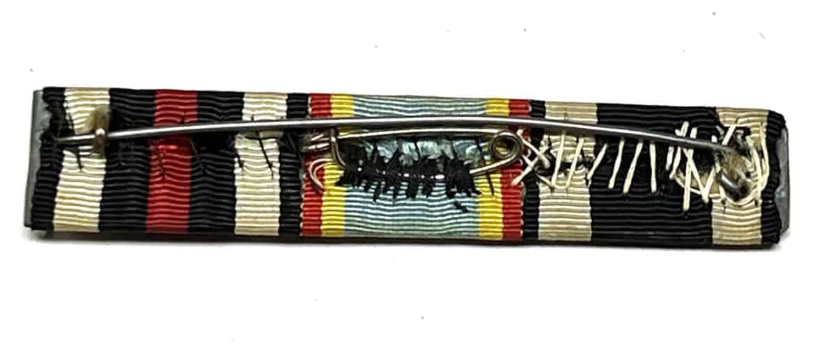 WW2 German Ribbon Bar Three Ribbons - Enemy Militaria