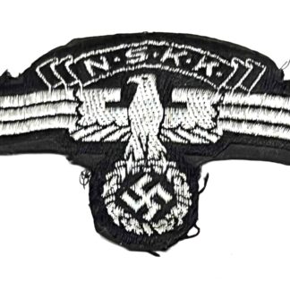 WW2 German NSKK Cap Badge in Bullion Embroidery