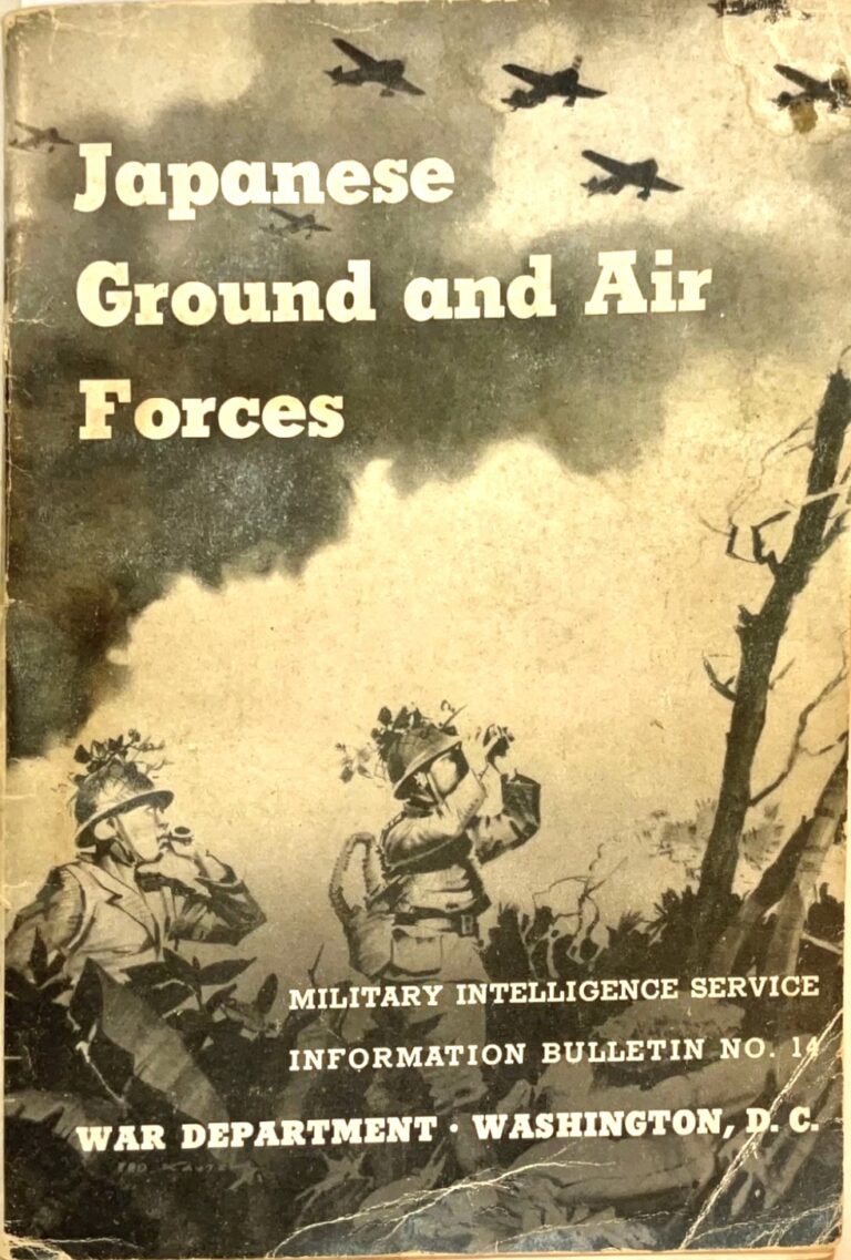 WW2 US Intelligence Manual May 1942 Japanese Ground & Air Forces ...