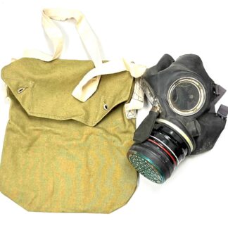 WW2 British Respirator Gas Mask with Bag