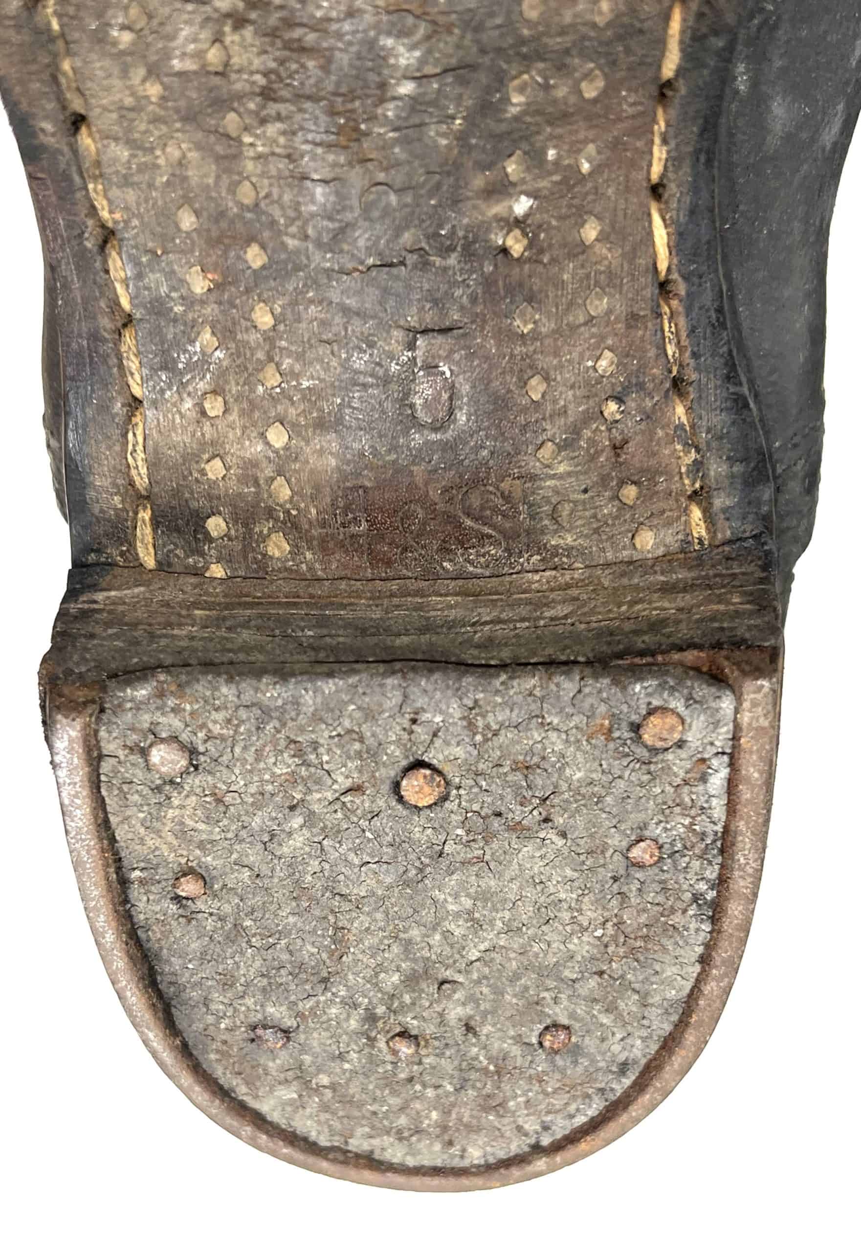 WW2 German Jack Boots with Hobnails - Image 10