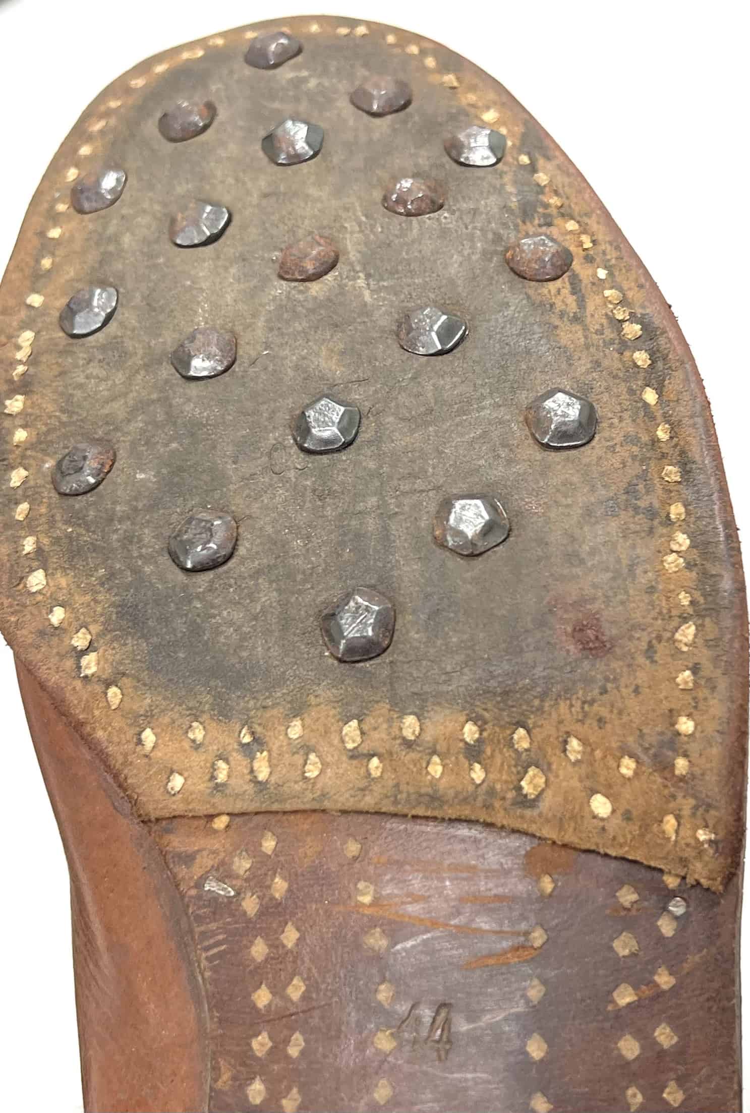 WW2 German Combat Shoes Brown Size 44 RBN Marked Excellent - Image 10