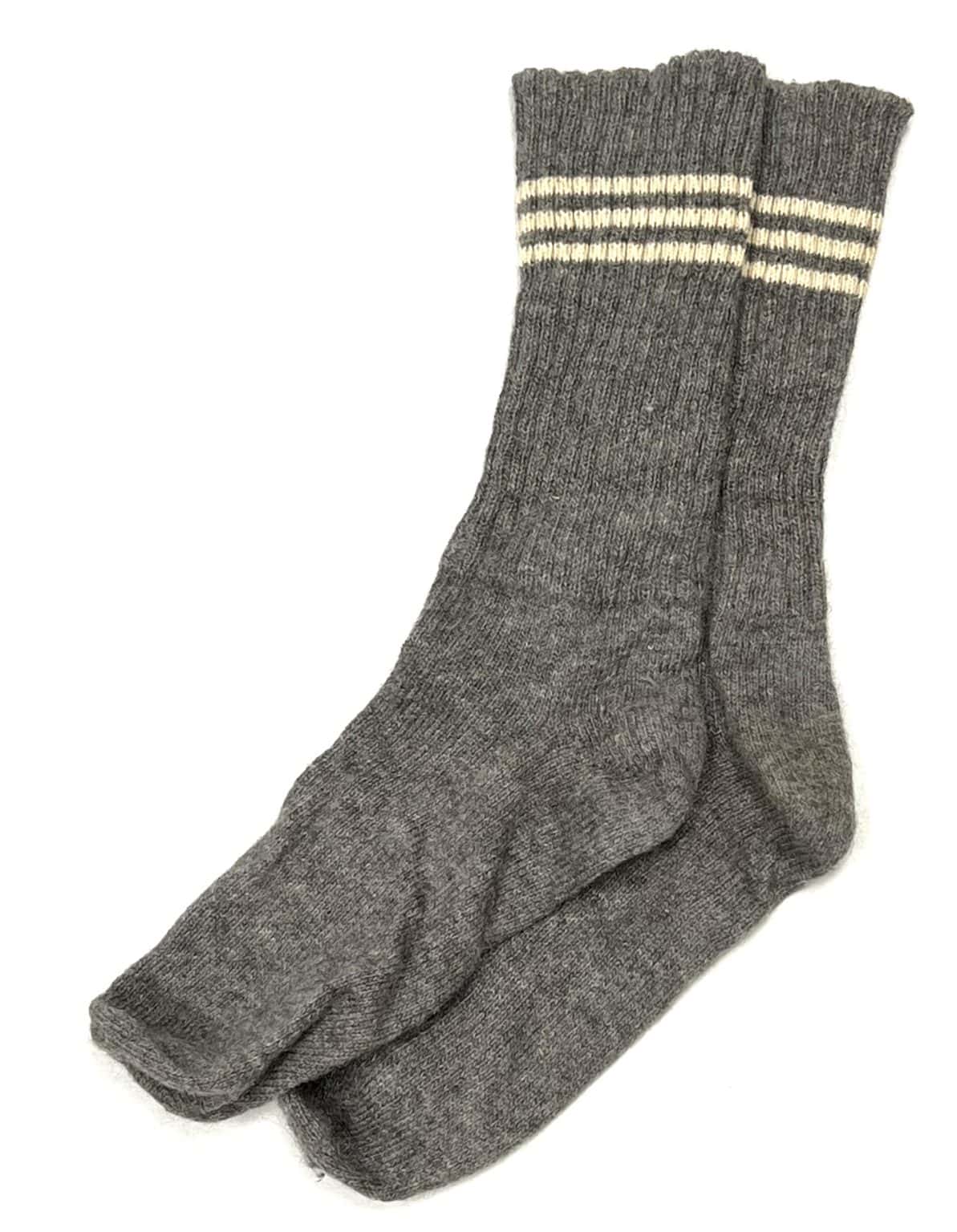 thumbnail image 2 of MFH German Army Cadet Boot Socks – Grey, Long-Length, Men's, All Sizes 2 of 5