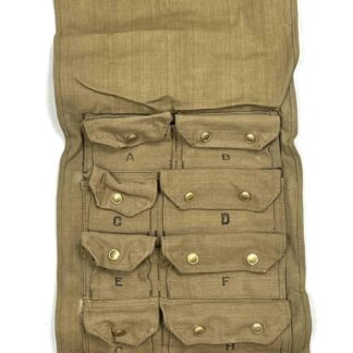 WW2 British Pattern 37 Large Ten Pocket Tool Roll Unissued 1943