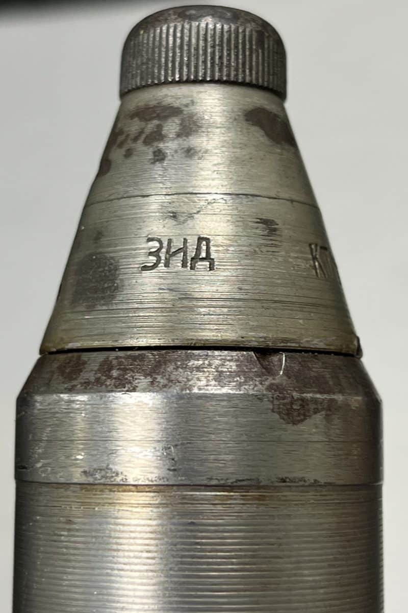 WW2 Russian 76mm AT Round 1942 T34 Tank - Enemy Militaria