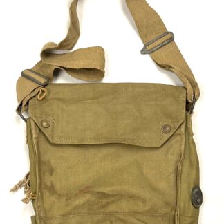 WW2 British Indian Made Pattern 37 Gas Mask Respirator Bag 1943