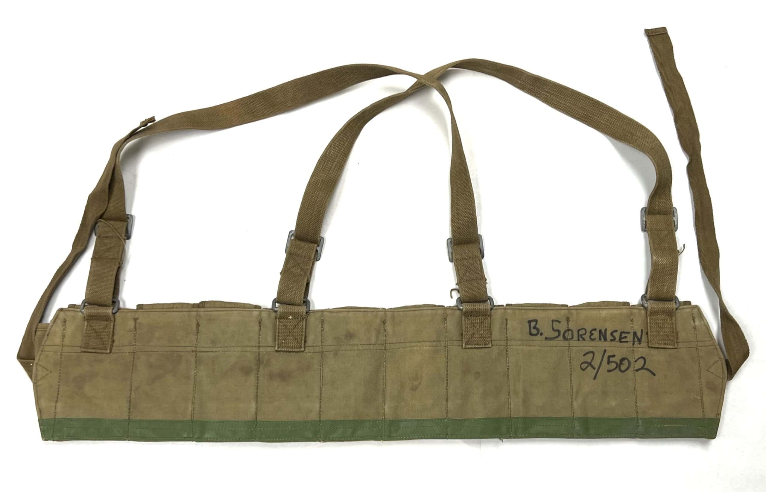 North Vietnamese Army SKS Pouch captured by B. Sorensen 2/502nd