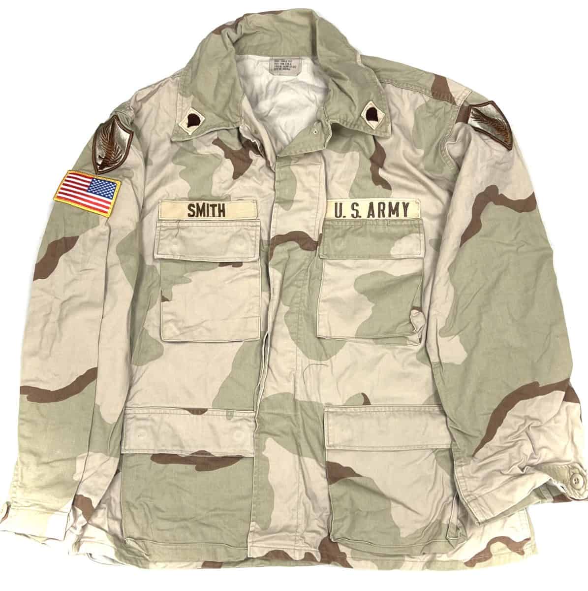 Us Spec Transpatch US Army DCU Theater Double Patched to SPEC SMITH Central Command ...