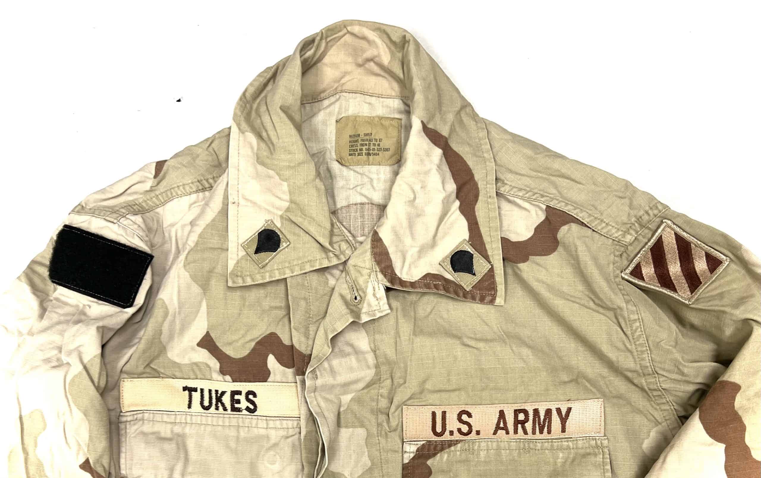 US Army DCU Raid Jacket Patched to SPEC TUKES 3rd Infantry Division ...