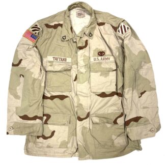 US Army DCU Jacket Patched to PFC TAITANO 3rd Infantry Div CFMB Combat Medic