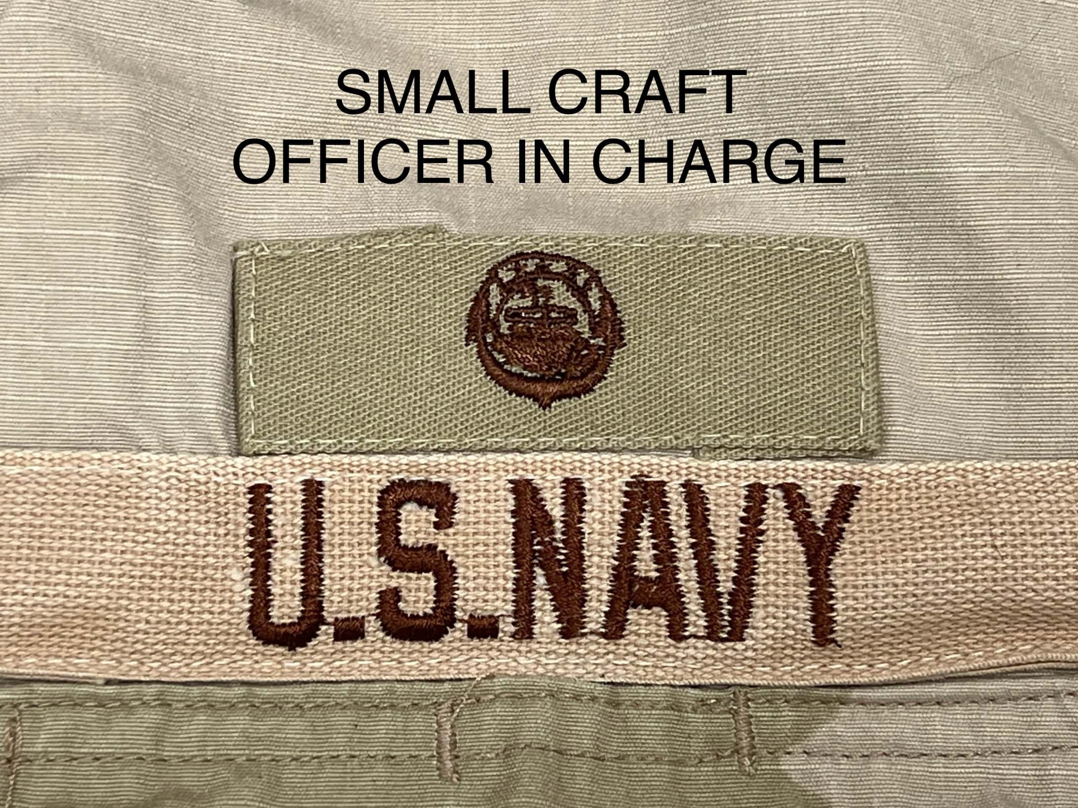 US Navy Officer's DCU LT McFARLAND Small Craft Officer - Image 2