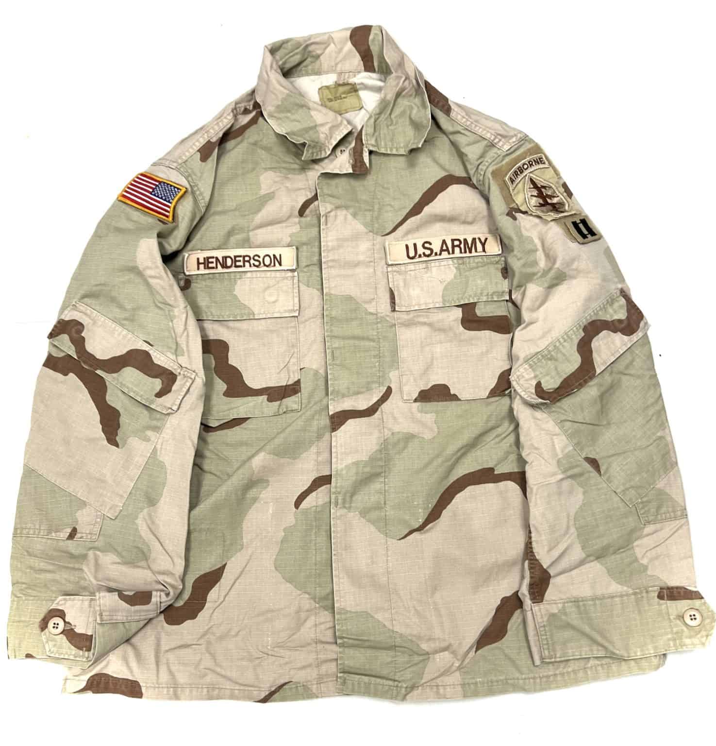 US Army Raid Modified DCU Jacket Patched to CPT HENDERSON Special ...