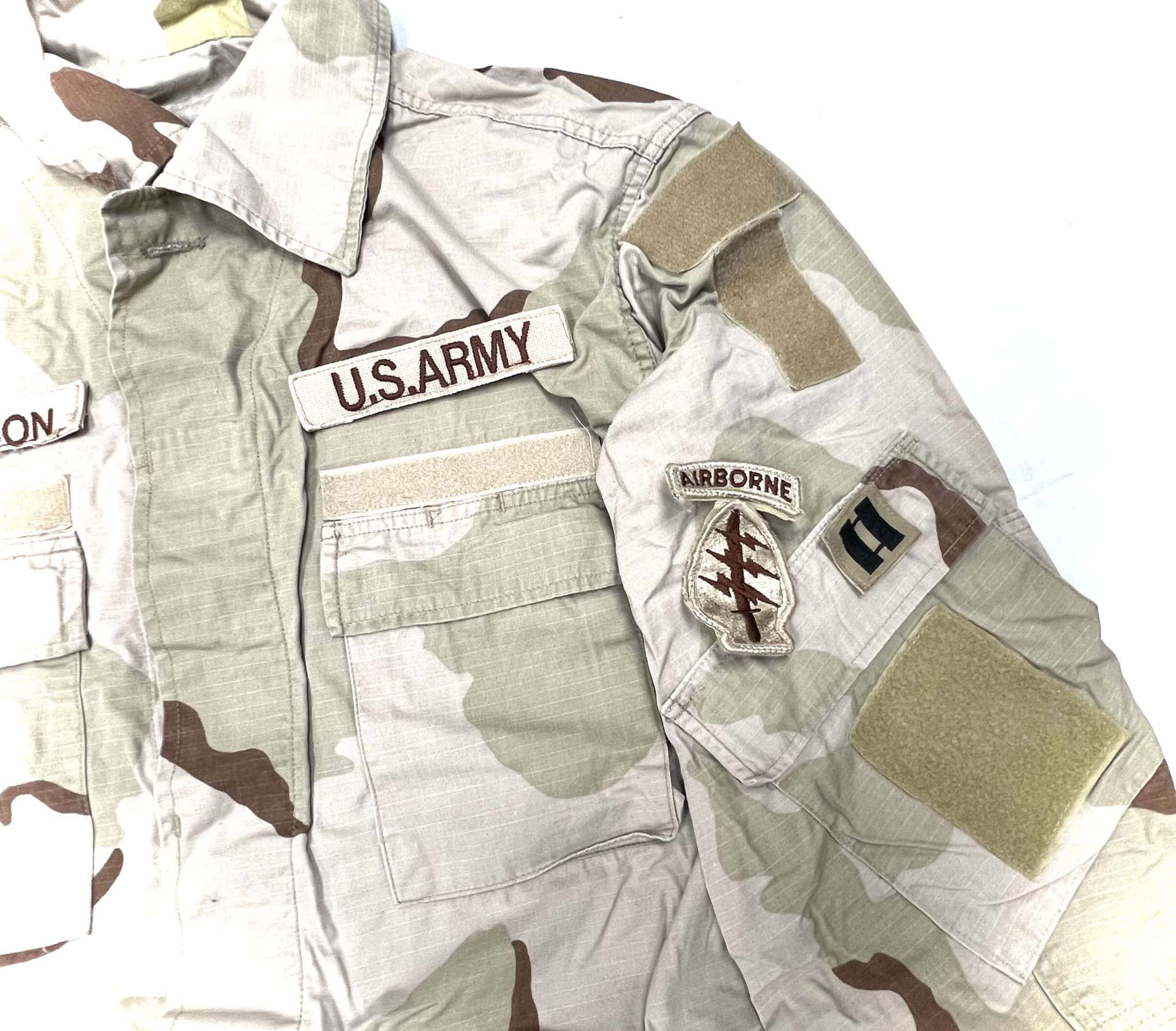 US Army Raid Modified DCU Jacket Patched to CPT HENDERSON Special ...