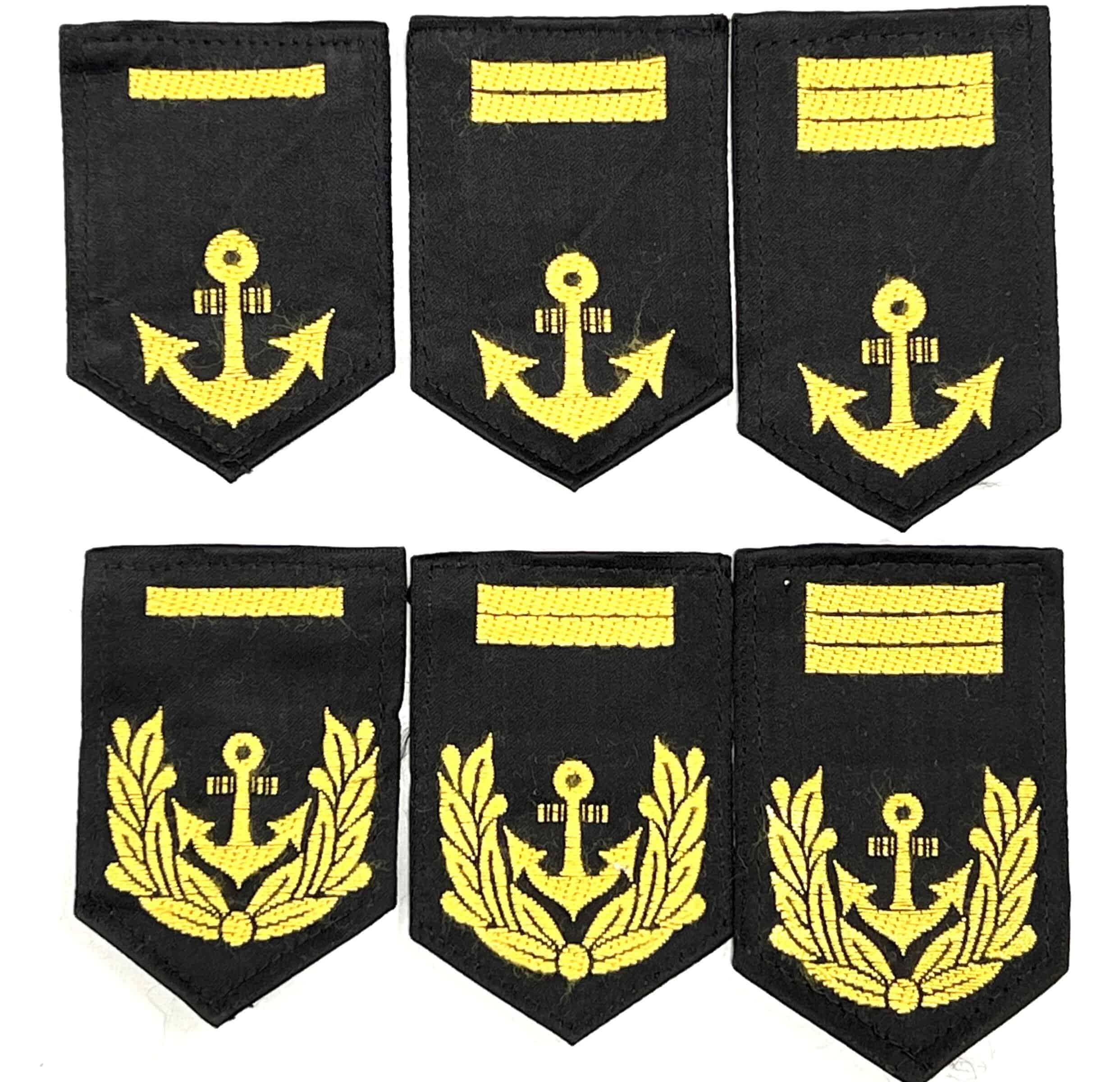 WW2 Japanese Navy Enlisted Rates Collection Six Unissued