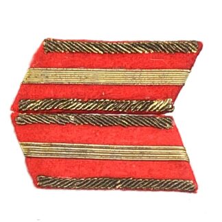 WW2 Japanese Army Officer Collar Tabs Type 98 Bullion - Warrant Officer