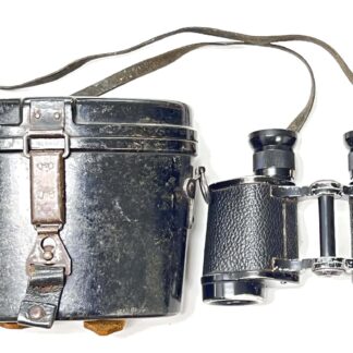 WW2 German 6x30 Binoculars Dienstglass with Strap and Case Hensoldt Wetzlar