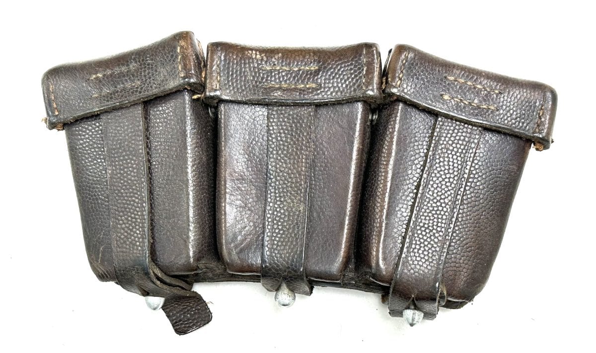 WW2 German Luftwaffe Brown K98k Ammo Pouch 1938 Enemy Militaria