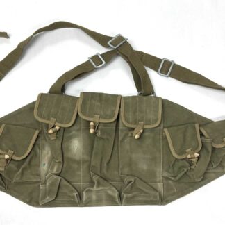 North Vietnamese Army Viet Cong Tet Offensive "Four Buckle" 1965 AK-47 Chest Pouch