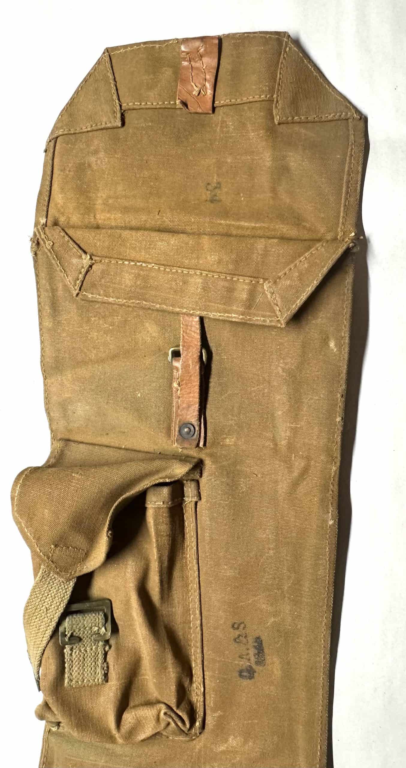 thumbnail image 2 of WWII BRITISH WEB CARRY CASE For The SMLE Lee-Enfield Rifle - Repro 2 of 13