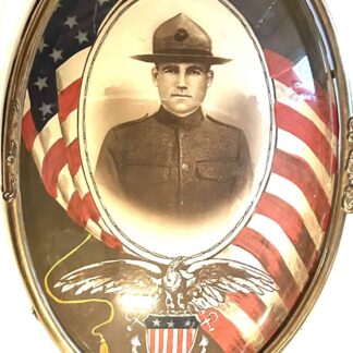 Pair of WW1 USMC Framed Portraits