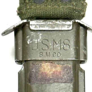 WW2 US M8 Scabbard for the M3 Fighting Knife & M1 Carbine Bayonet