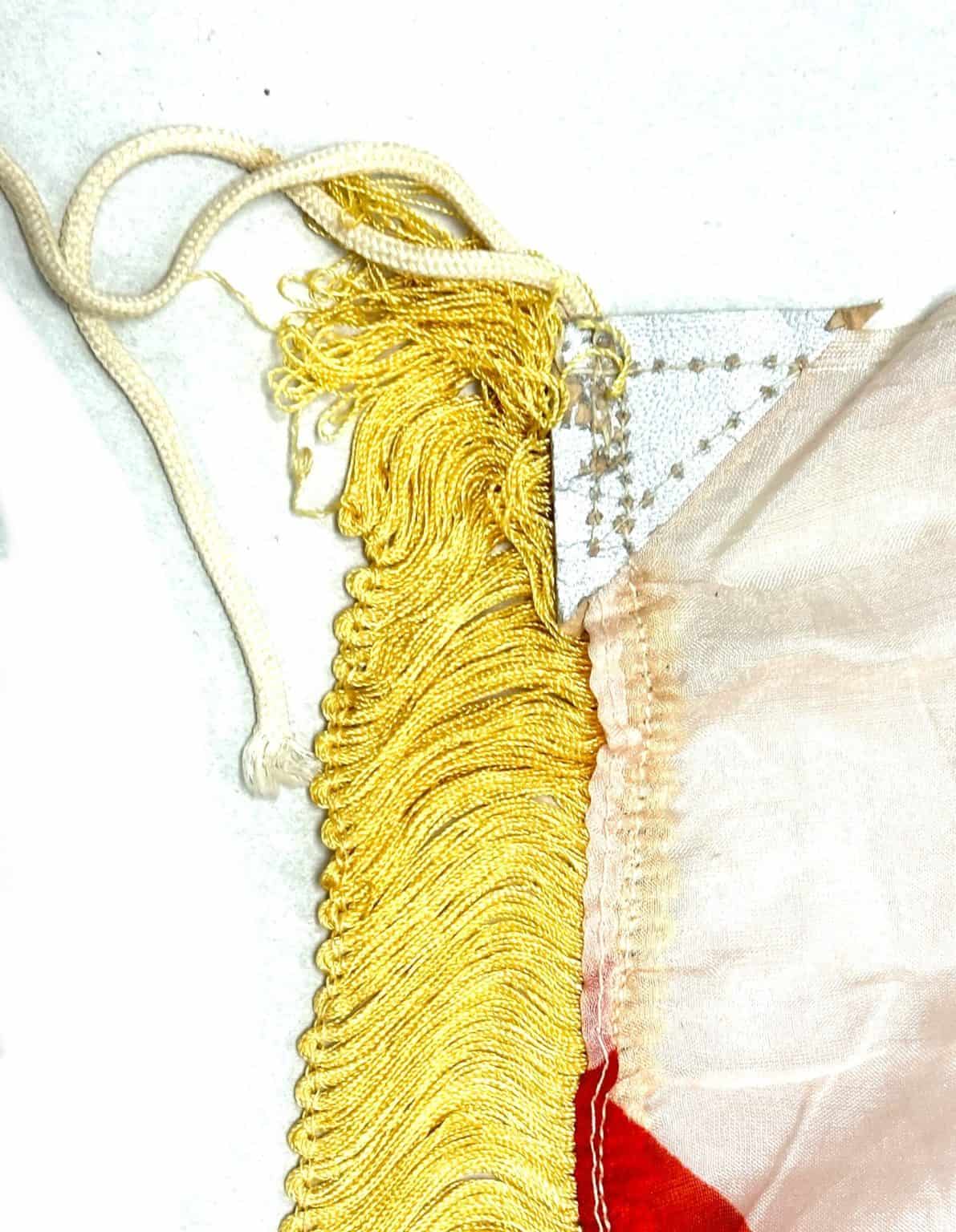 World War II Japanese Rising Sun Banzai flag with gold trim - Enemy ...