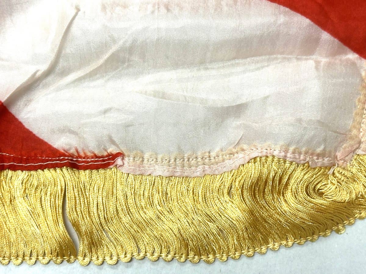 World War II Japanese Rising Sun Banzai flag with gold trim - Enemy ...