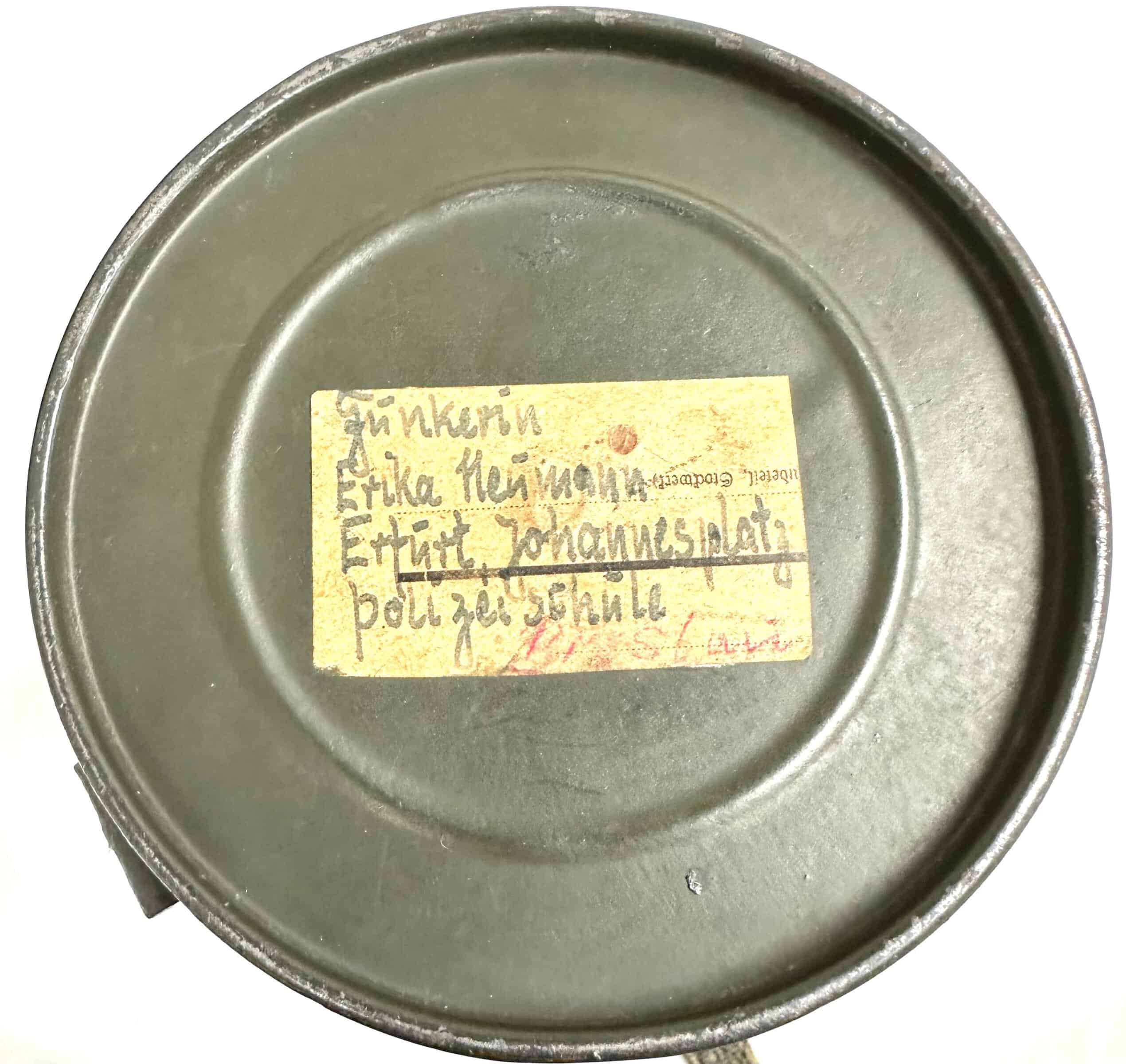 WW2 German Gas Mask with Canister & Straps - Image 2