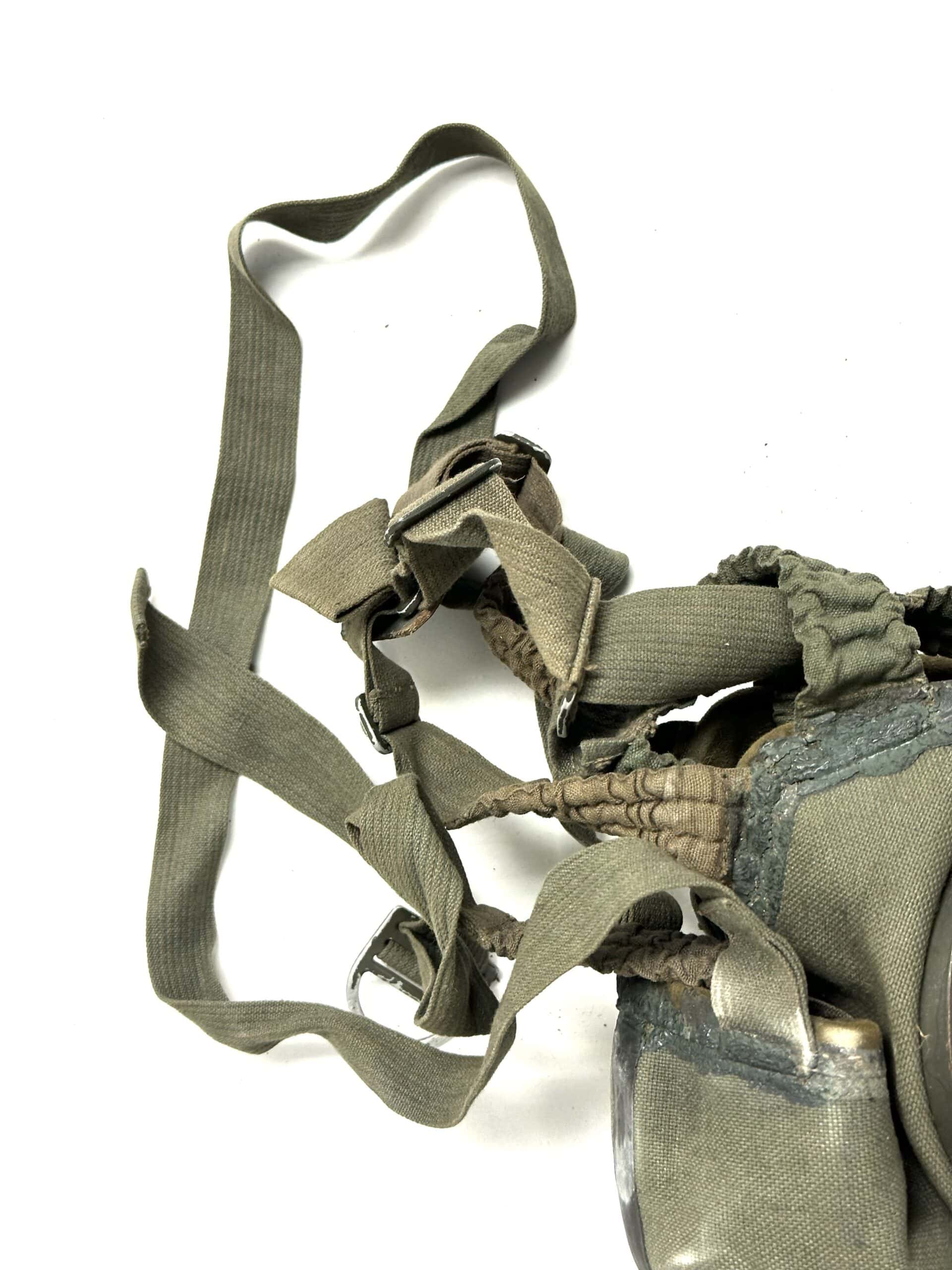 WW2 German Gas Mask with Canister & Straps - Image 10