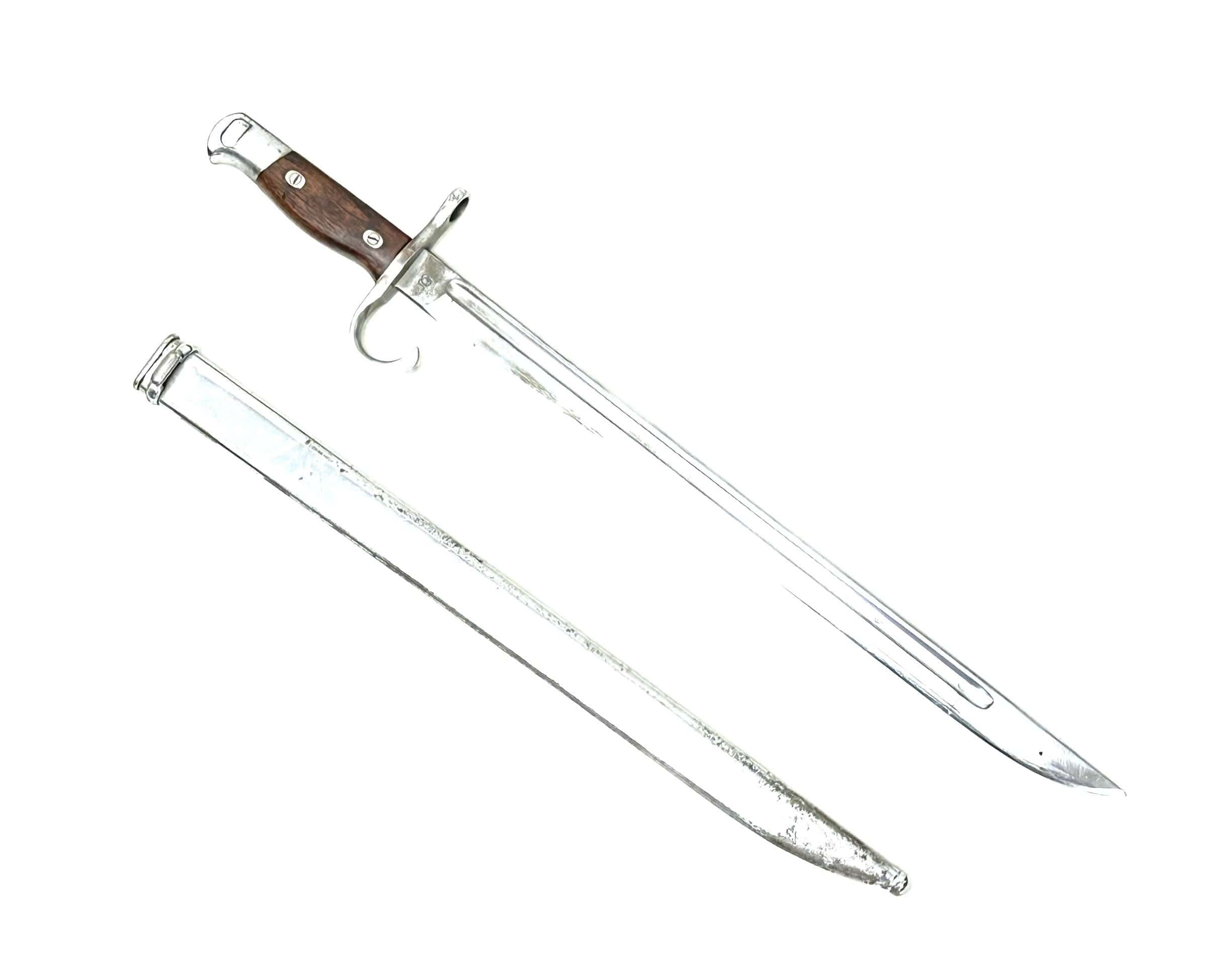 World War II Japanese chrome plated type 30 parade bayonet