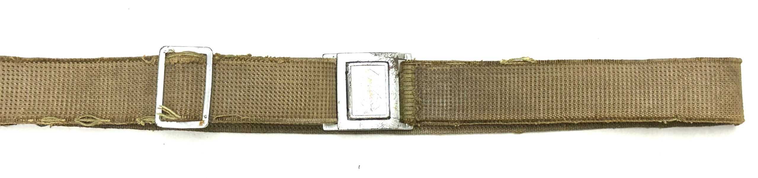 North Vietnamese Army Web Pistol Belt with Interlocking Buckle 1968 - Image 2