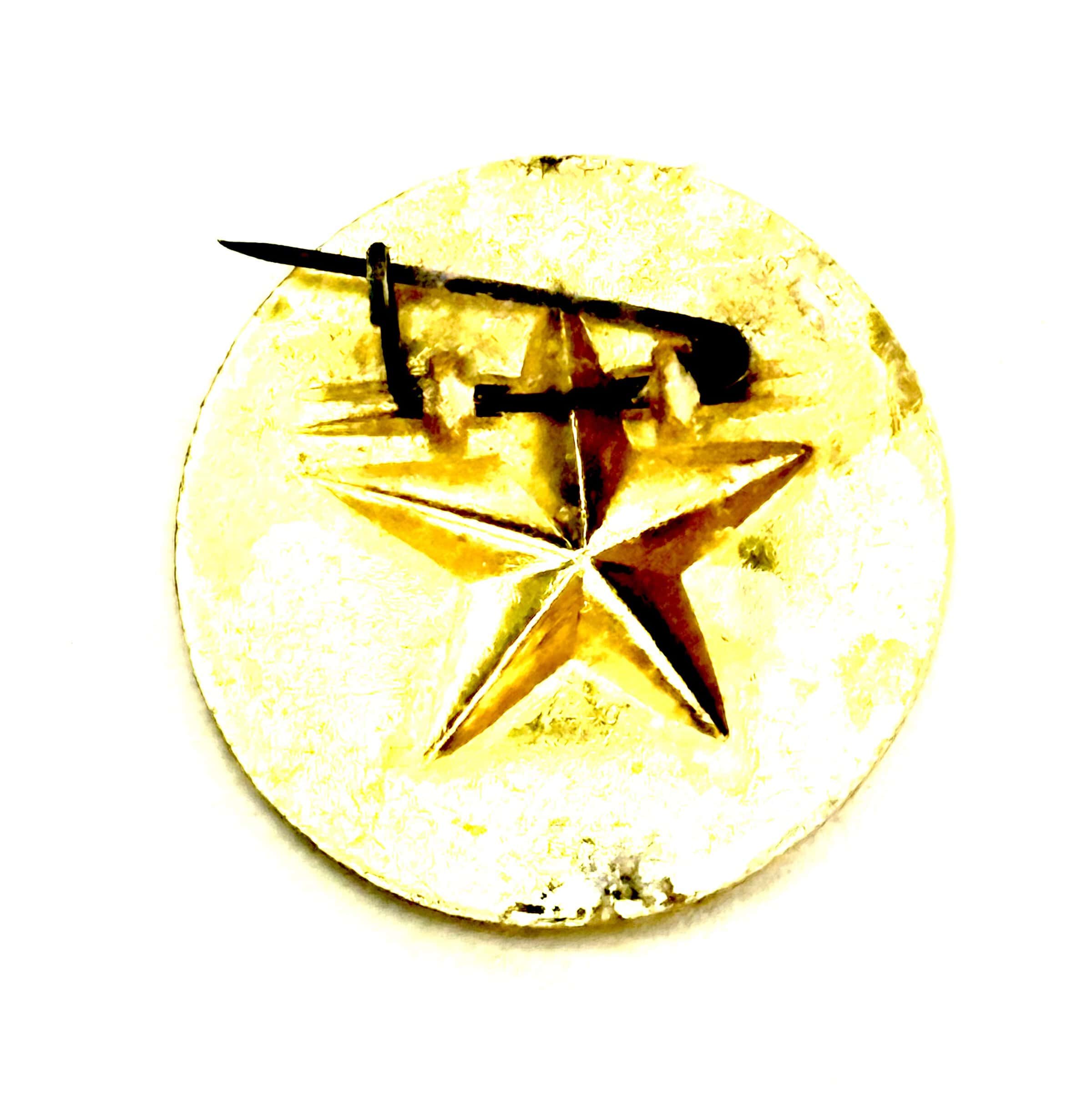 Viet Cong Pin-Back Cap Badge - Image 2