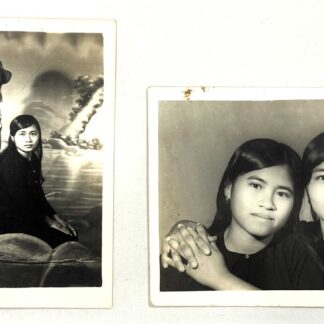 Viet Cong photographs of two sisters lot of two