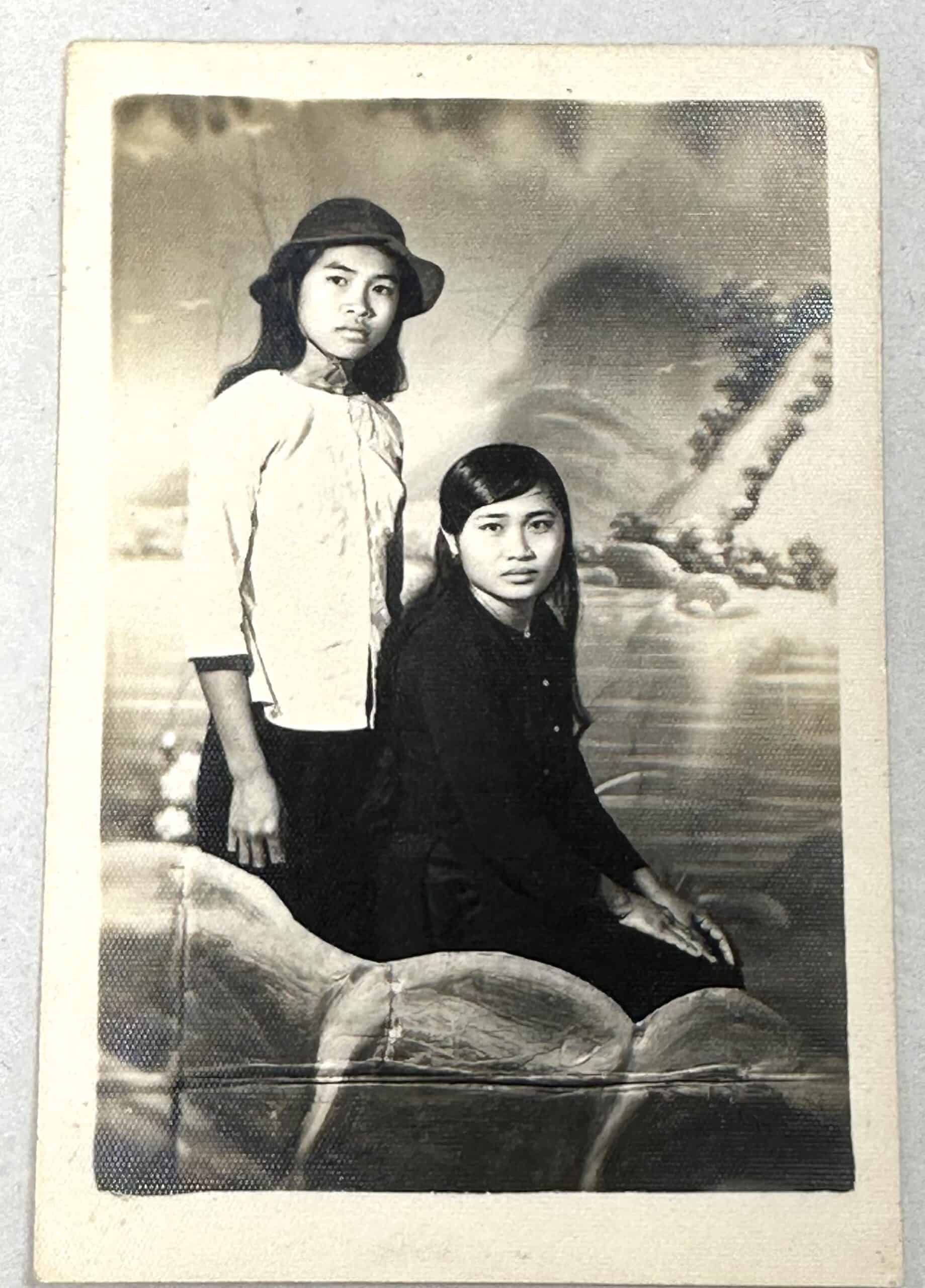 Viet Cong photographs of two sisters lot of two - Image 2