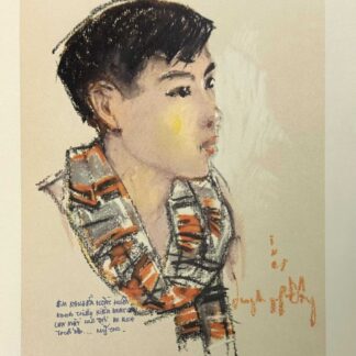 Viet Cong Color Poster 1965 - My Tho Guerrilla with Colorful Scarf