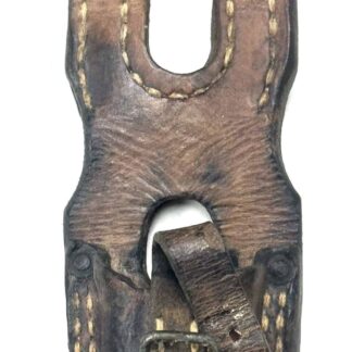 WW2 Japanese variant leather bayonet frog