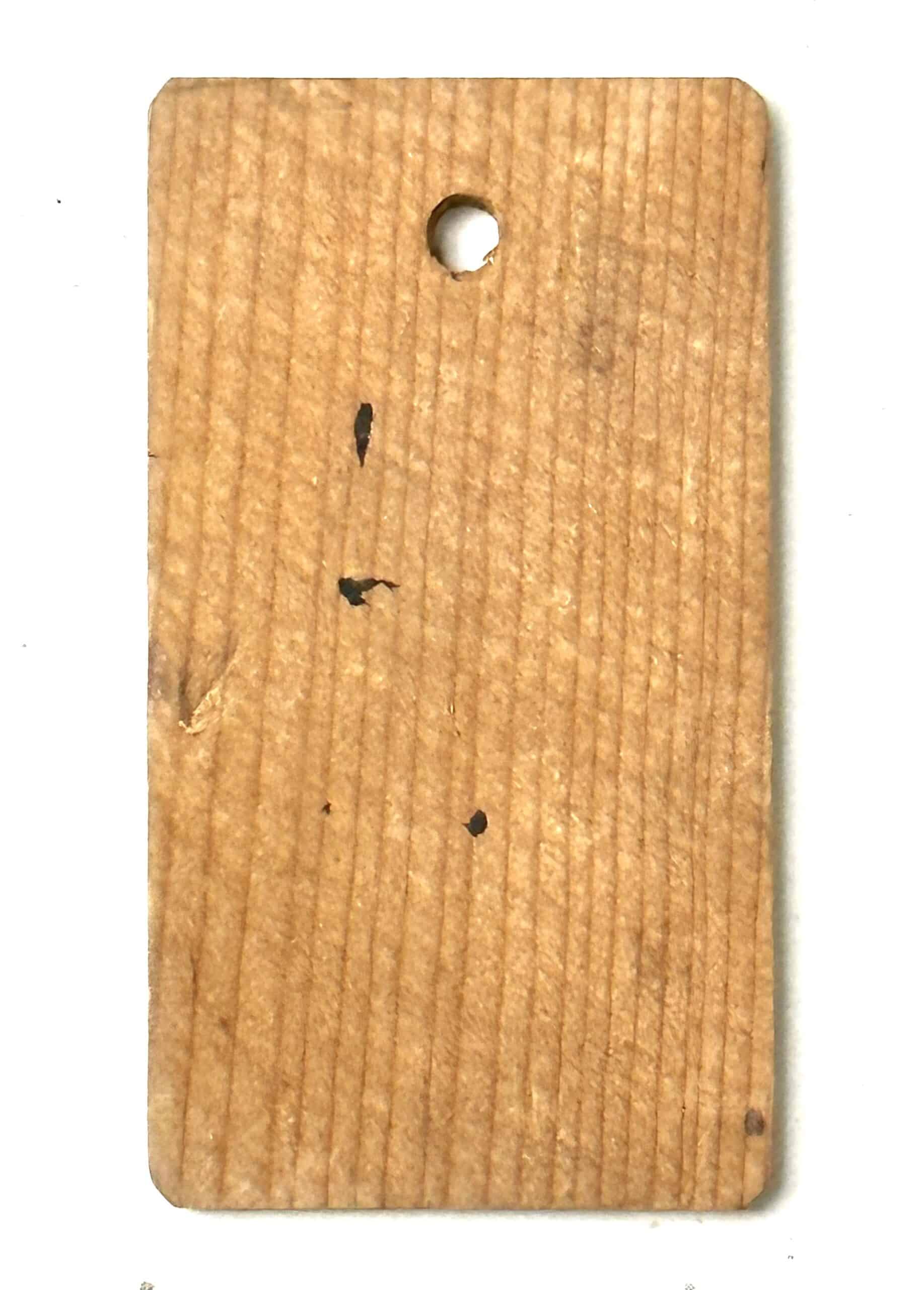 WW2 Japanese Bhuddist Wooden Talisman Mount Narita - Image 2